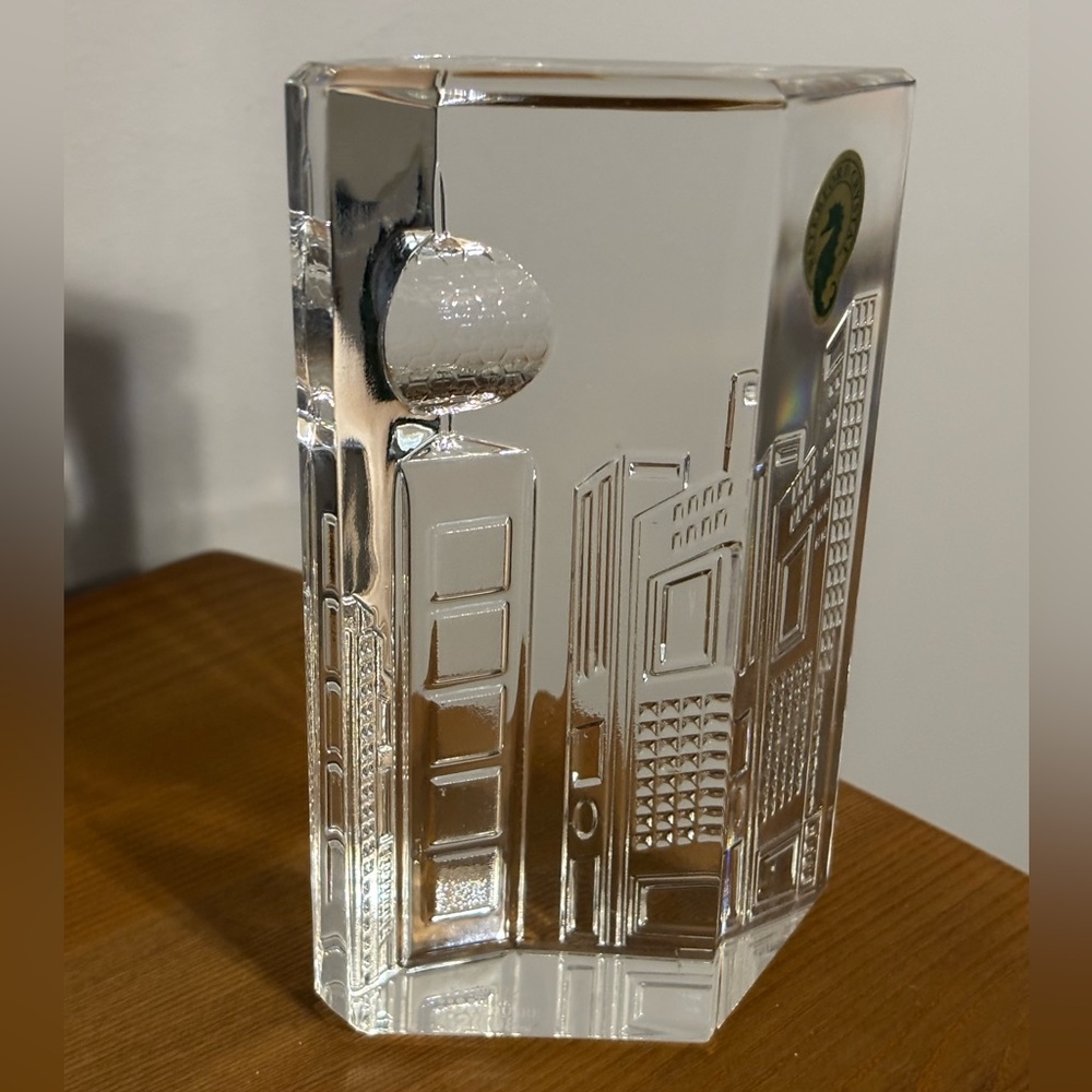 Waterford Crystal Times Square Paperweight
